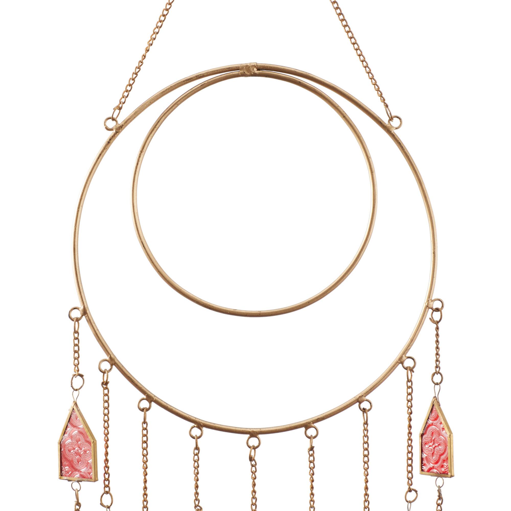 Multi Metal Contemporary Windchime, 49" x 12"